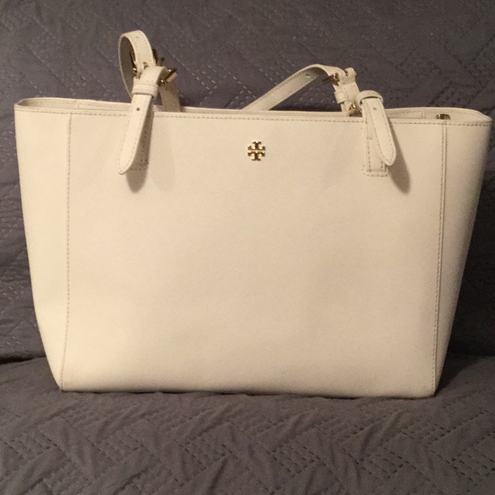 Tory Burch small white tote